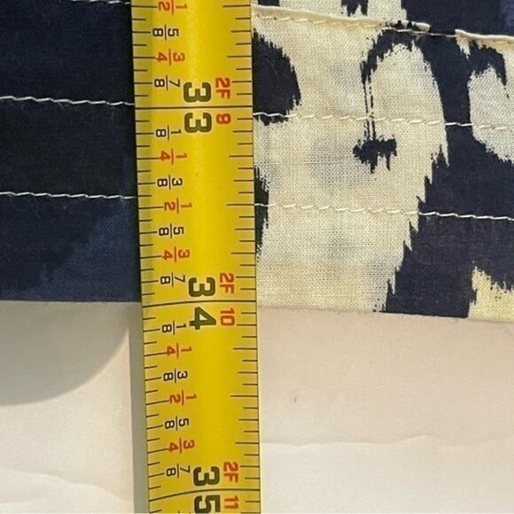 J Crew Cream Navy 100%‎ Cotton Casual Cottage Feminine Dress NWOT Size 0 - Picture 10 of 11